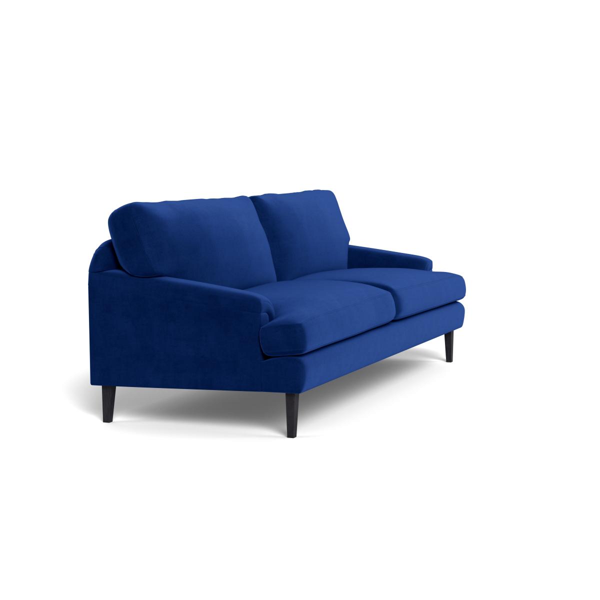 Heal's Stanton 4 Seater Sofa Smart Luxe Velvet Azure Natural Feet – image 3