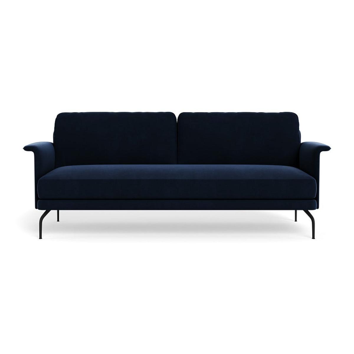Heal's Iver 4 Seater Sofa Smart Velvet Dusk Black Feet – image 2