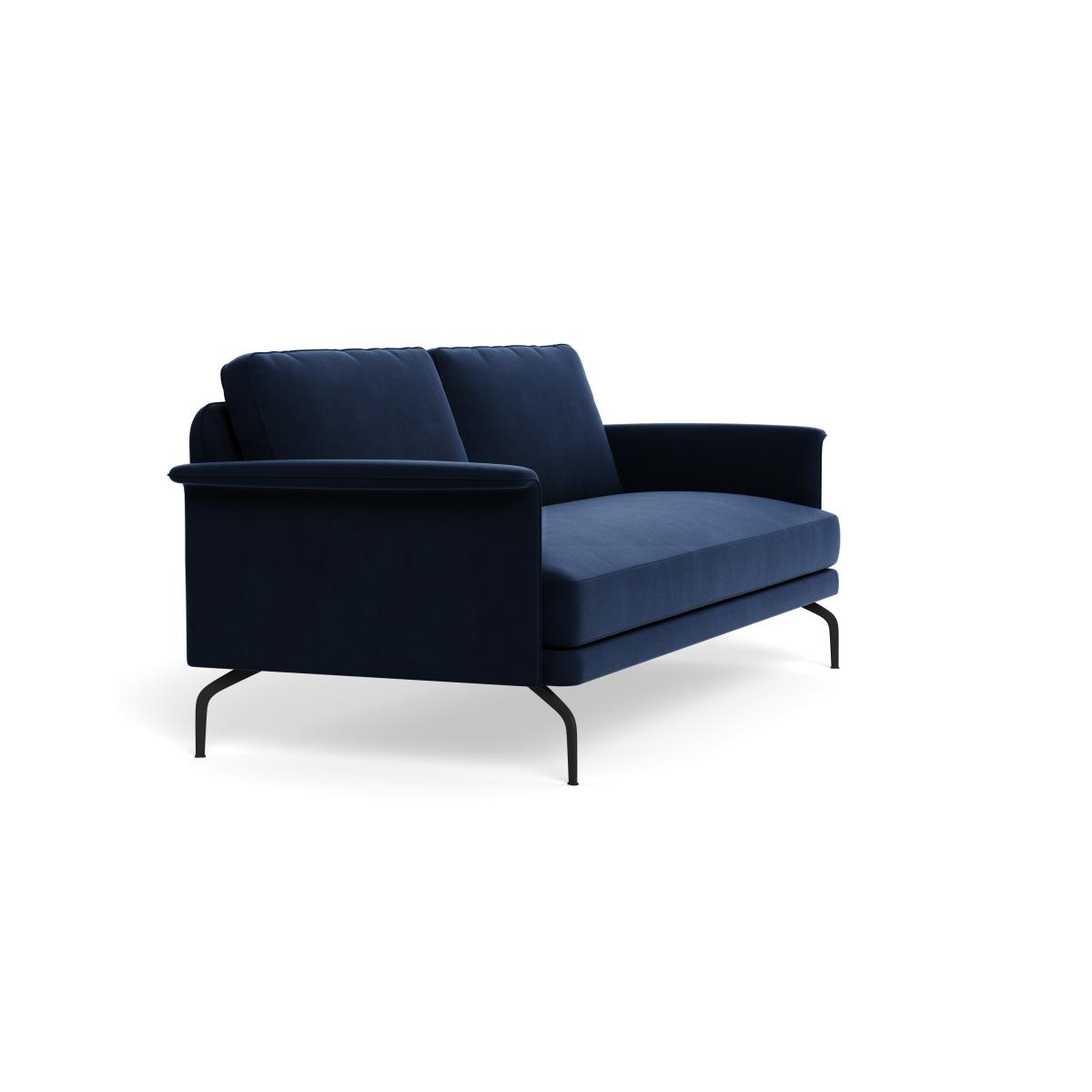 Heal's Iver 4 Seater Sofa Smart Velvet Dusk Black Feet – image 3