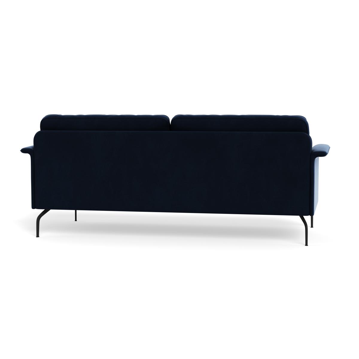 Heal's Iver 4 Seater Sofa Smart Velvet Dusk Black Feet – image 6