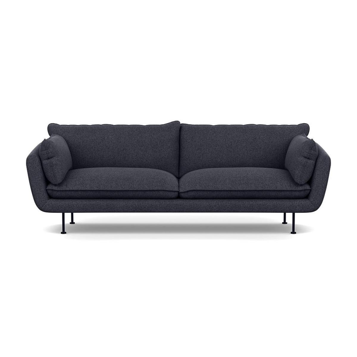 Heal's Allora 4 Seater Sofa Texture Soot Black Feet – image 2