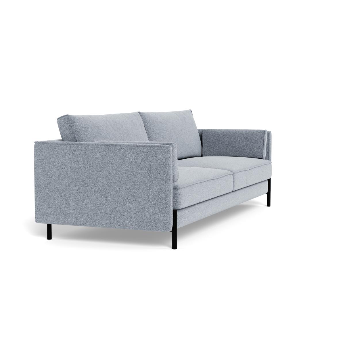 Heal's Tortona 4 seater Sofa Boucle Steel Black Feet – image 3