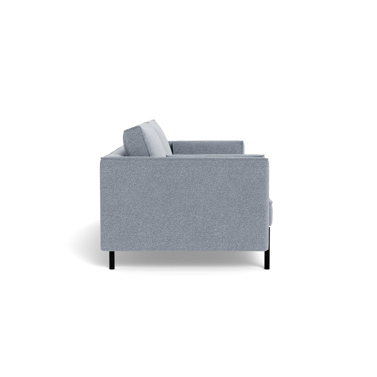 Heal's Tortona 4 seater Sofa Boucle Steel Black Feet – image 4