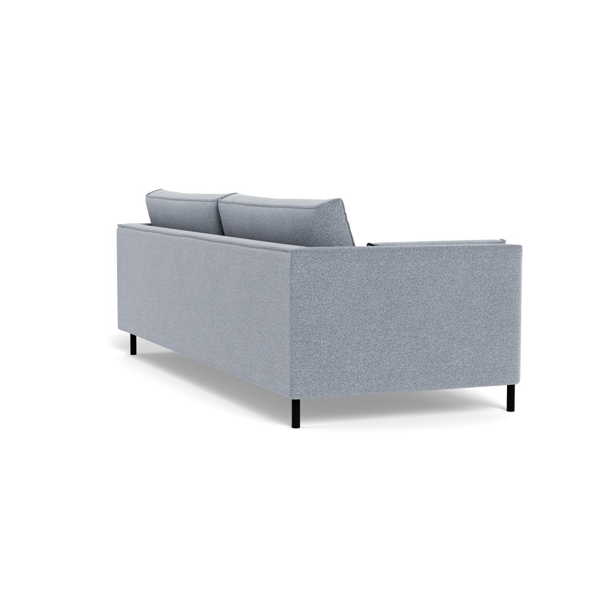 Heal's Tortona 4 seater Sofa Boucle Steel Black Feet – image 5