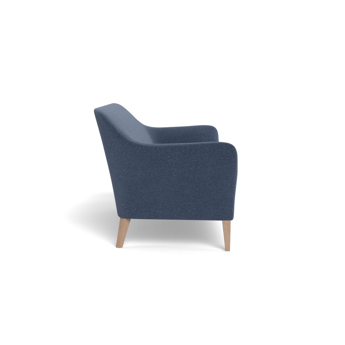 Heal's Wallis 4 Seater Sofa Boucle Indigo Natural Oak Feet – image 3