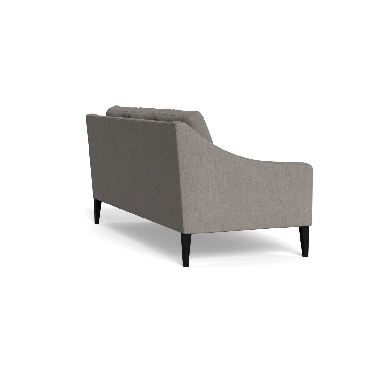 Heal's Richmond 4 Seater Sofa Broad Weave Pebble Black Feet - Heal's UK Furniture – image 4