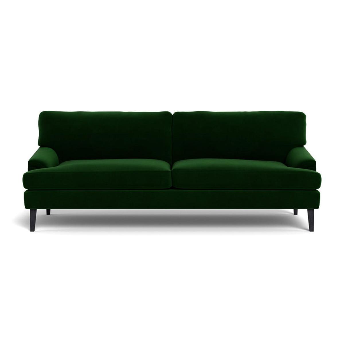 Heal's Stanton 4 Seater Sofa Smart Velvet Forest Black Feet – image 2