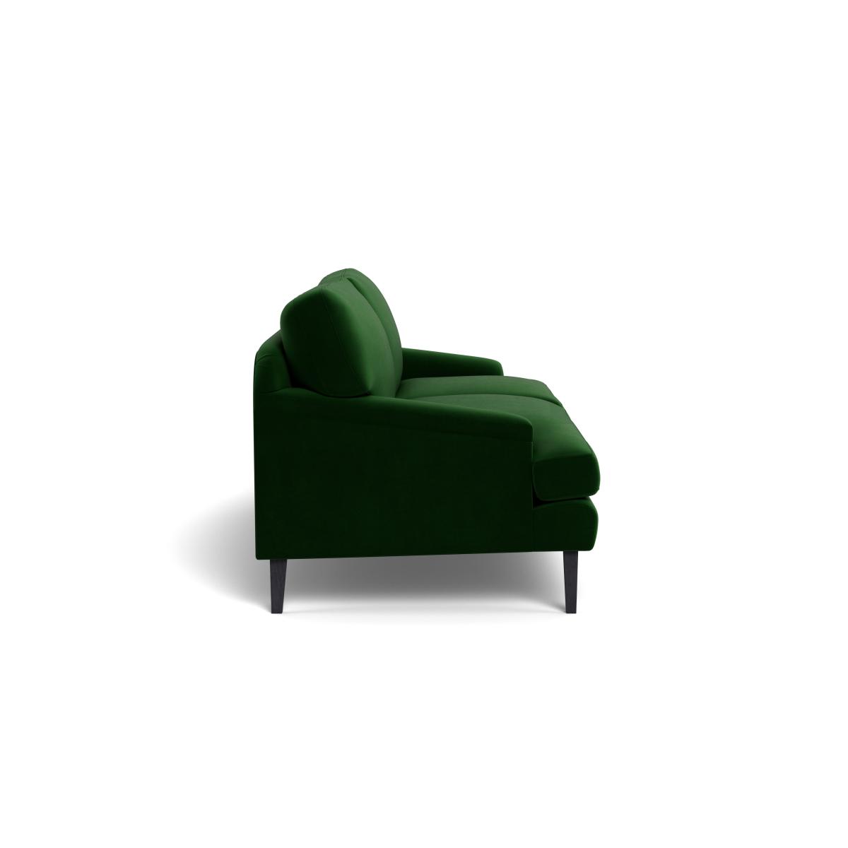 Heal's Stanton 4 Seater Sofa Smart Velvet Forest Black Feet – image 4