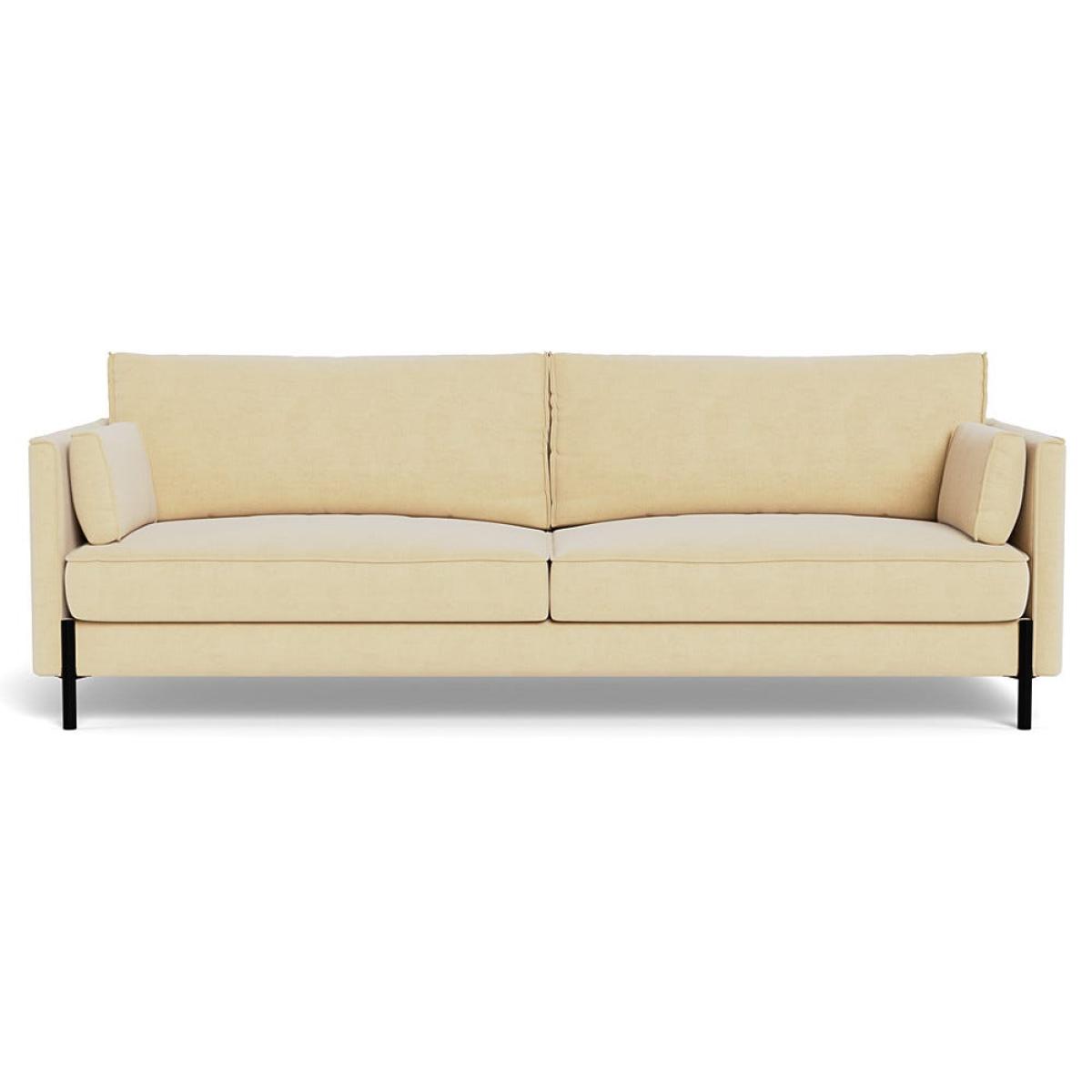 Heal's Tortona 4 Seater Sofa Smart Luxe Velvet Biscuit Black Feet – image 2