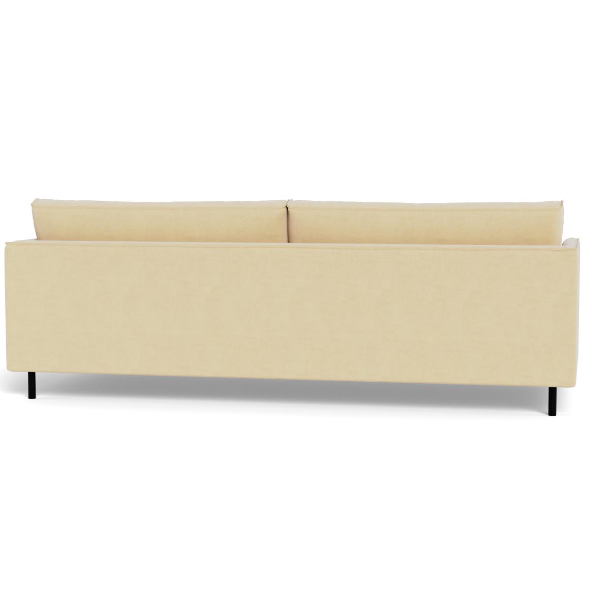 Heal's Tortona 4 Seater Sofa Smart Luxe Velvet Biscuit Black Feet – image 6