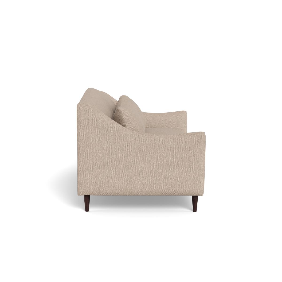 Heal's Somerset 4 Seater Sofa Boucle Tweed Pearl Natural Beech Feet – image 3