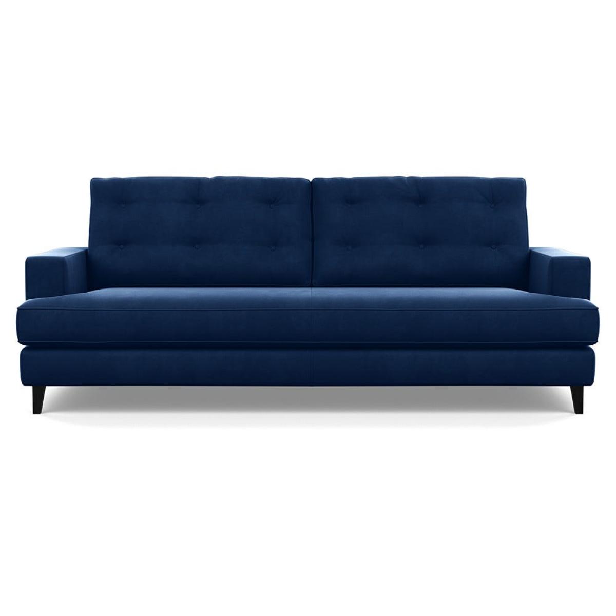 Heal's Mistral 4 Seater Sofa Velvet Midnight Black Feet – image 2