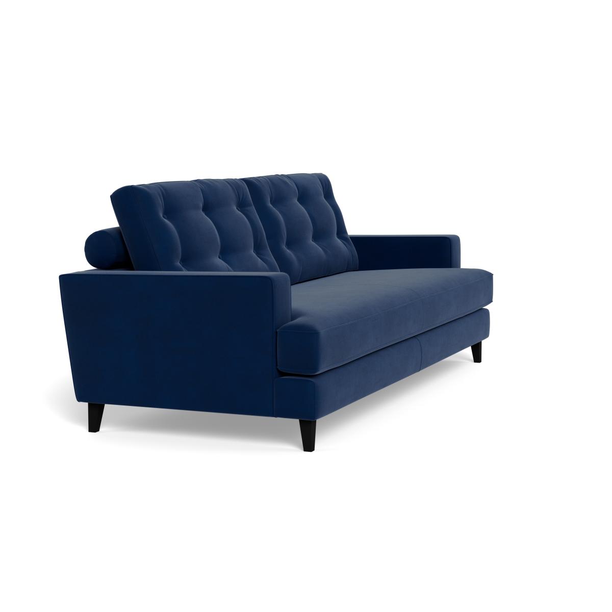 Heal's Mistral 4 Seater Sofa Velvet Midnight Black Feet – image 3