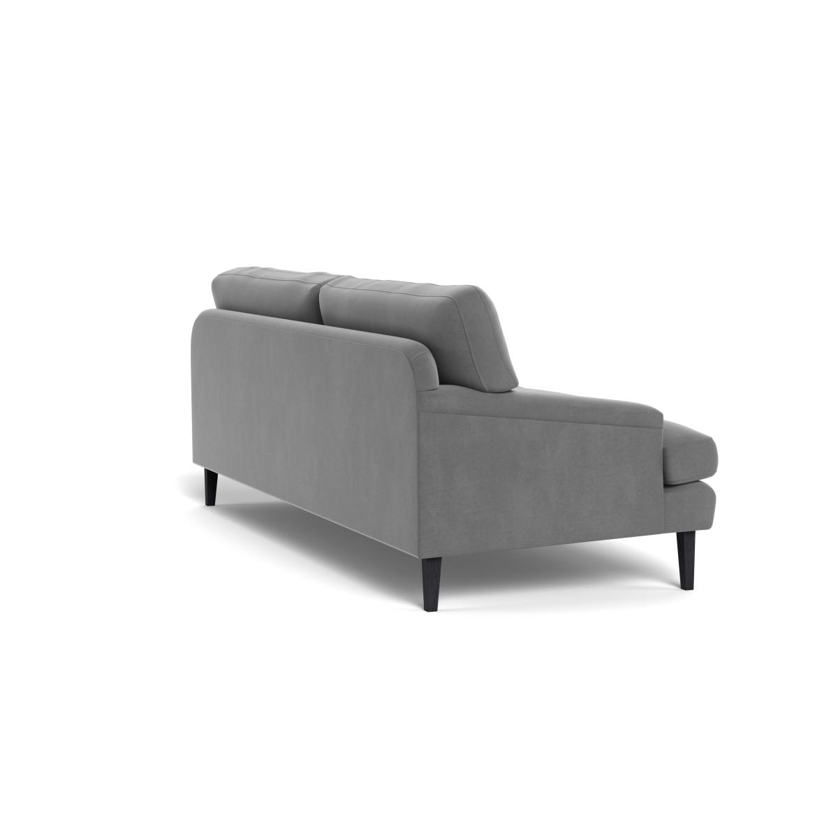 Heal's Stanton 4 Seater Sofa Smart Velvet Mercury Black Feet – image 5