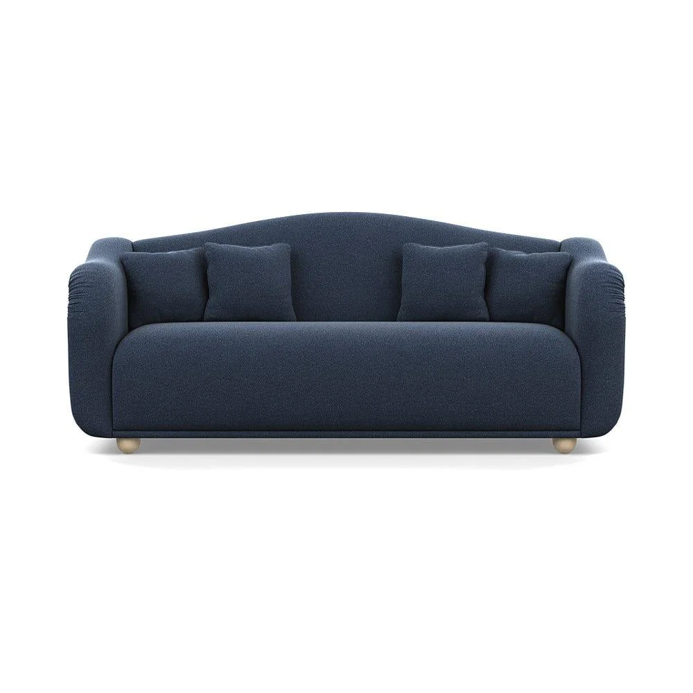 Heal's Tetbury 4 Seater Sofa Boucle Indigo Natural Beech Feet – image 2