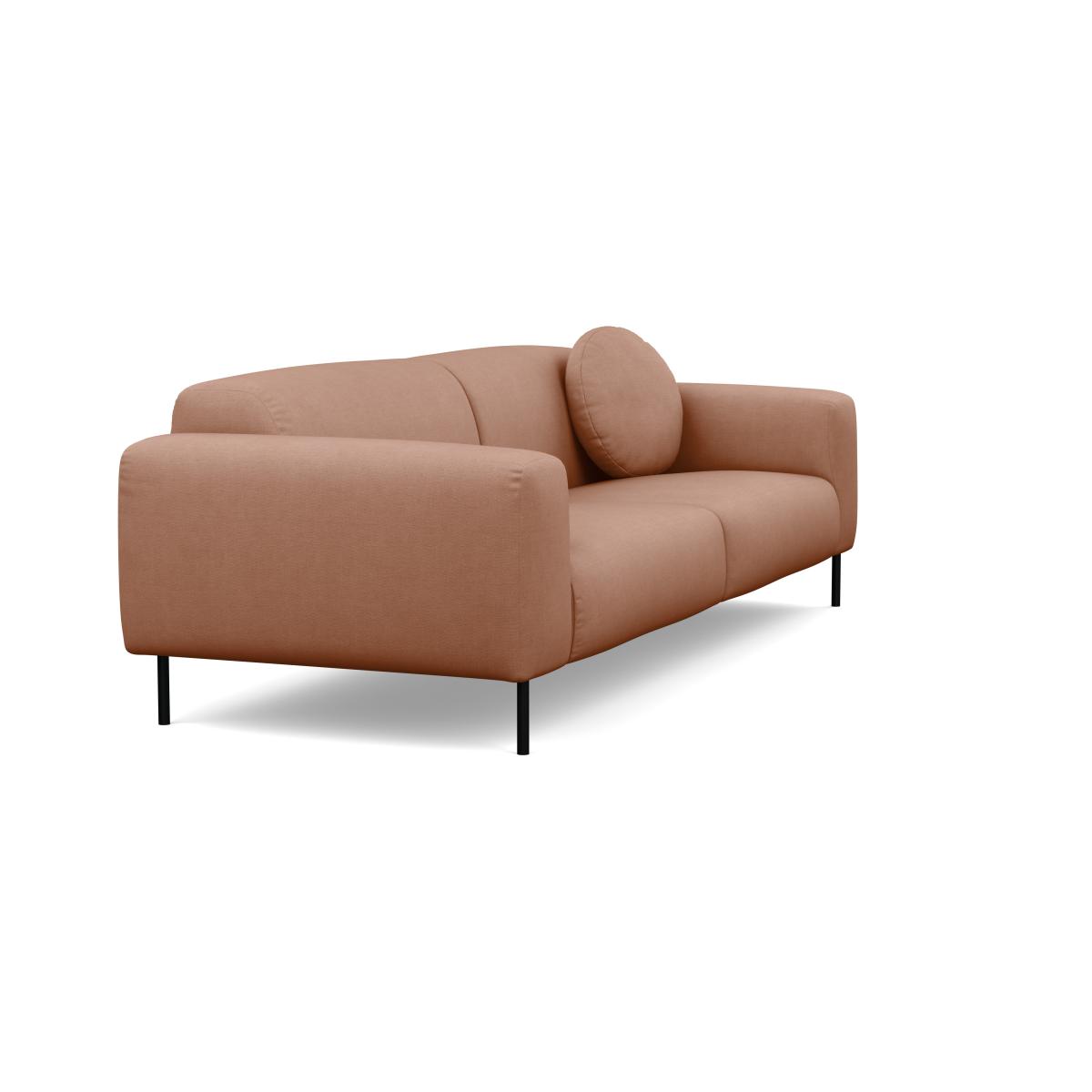 Heal's Luna 4 Seater Sofa Marylebone Velvet Mint Black Feet - Heal's UK Furniture – image 2