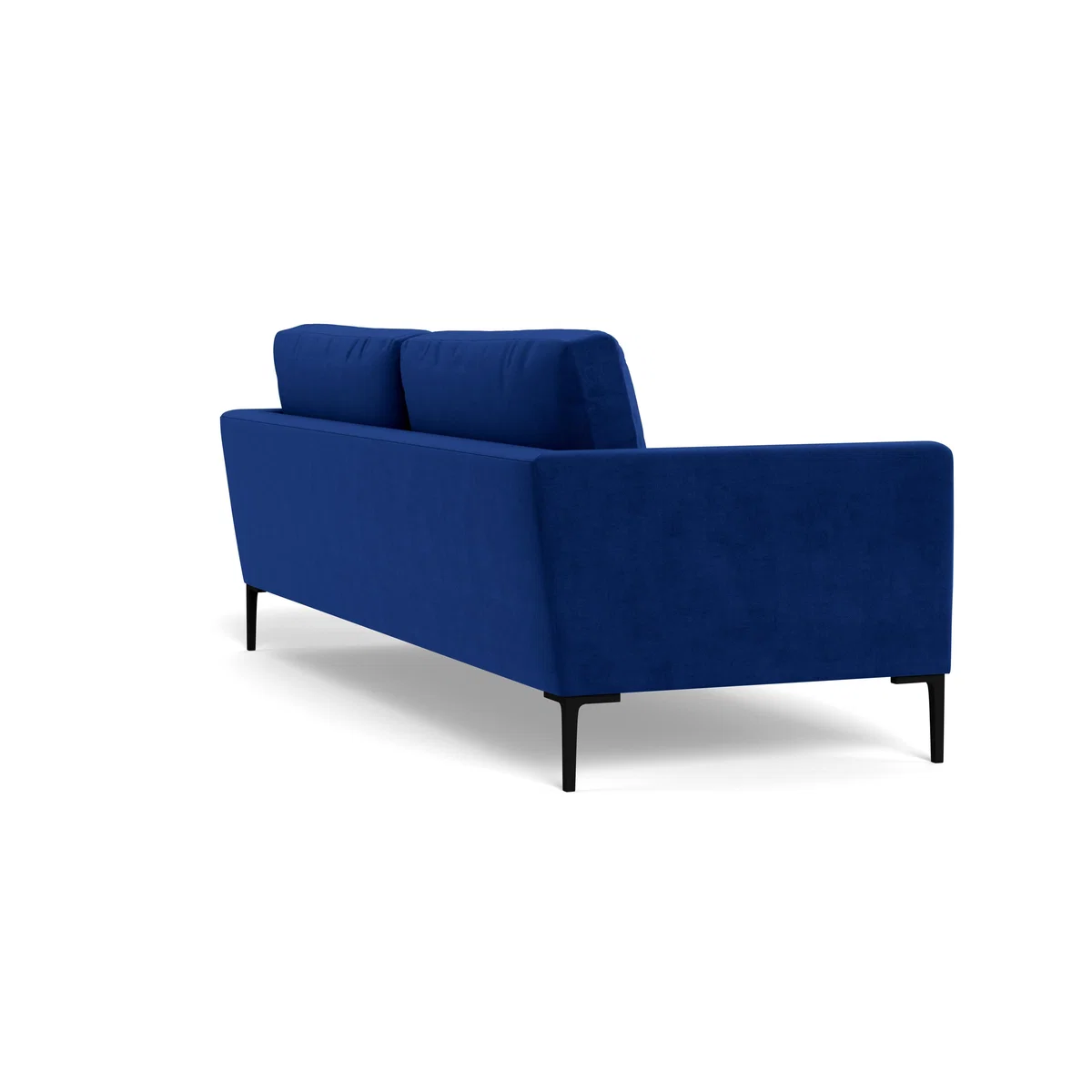 Heal's Eton 4 Seater Sofa Smart Luxe Velvet Azure Brass Feet - Heal's UK Furniture – image 4