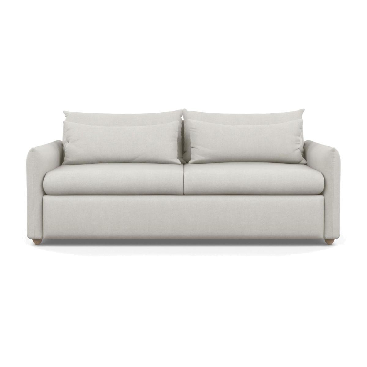Heal's Pillow 4 Seater Sofa Smart Luxe Velvet Grass Black Feet - Heal's UK Furniture