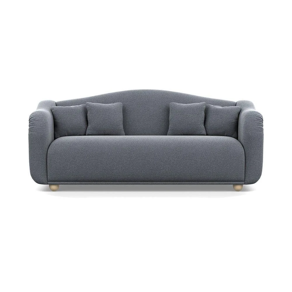 Heal's Tetbury 4 Seater Sofa Boucle Steel Natural Beech Feet – image 2