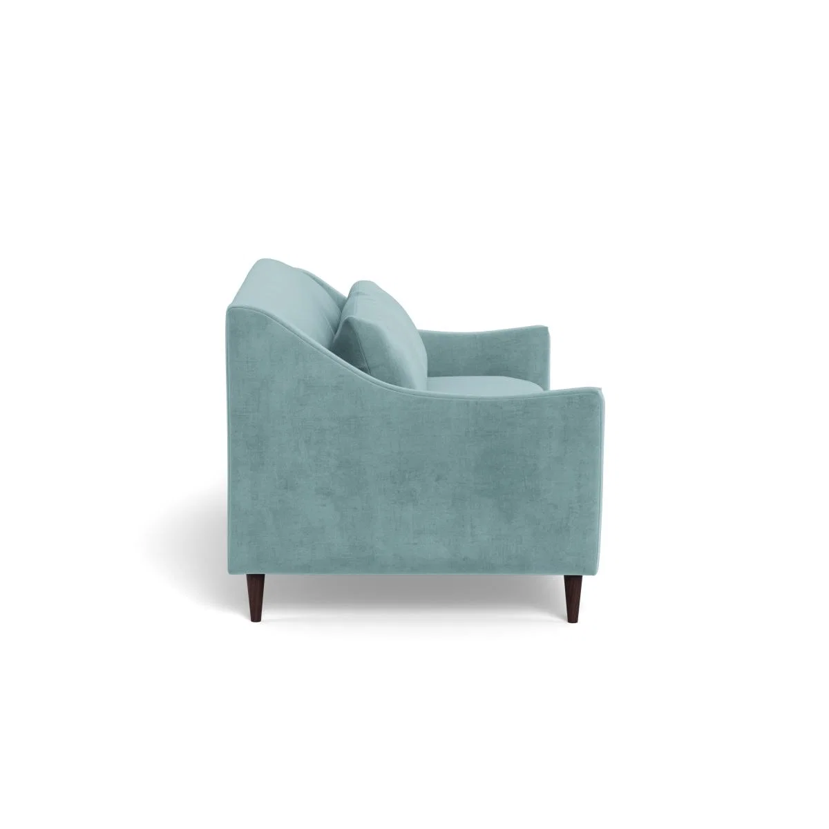 Heal's Somerset 4 Seater Sofa Smart Luxe Mineral Blue Natural Feet – image 4