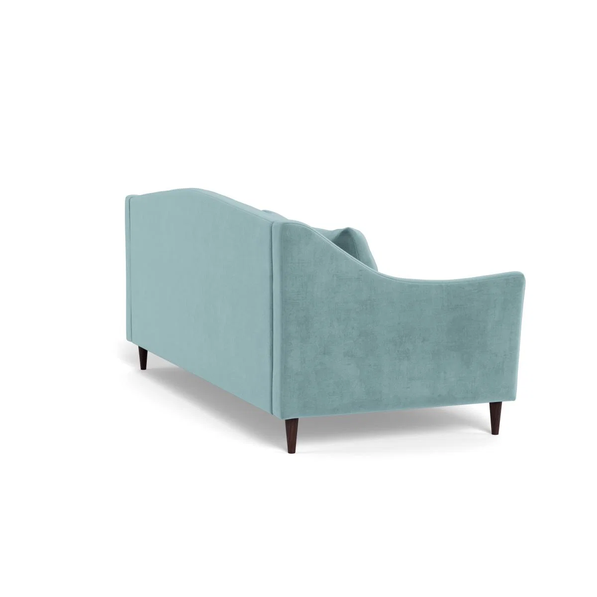 Heal's Somerset 4 Seater Sofa Smart Luxe Mineral Blue Natural Feet – image 5