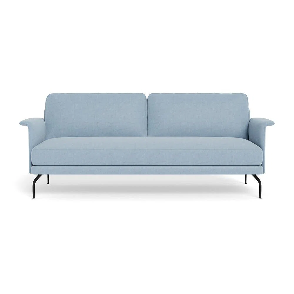 Heal's Iver 4 Seater Sofa Capelo Cotton-Linen Sea Shanty Black Feet – image 2