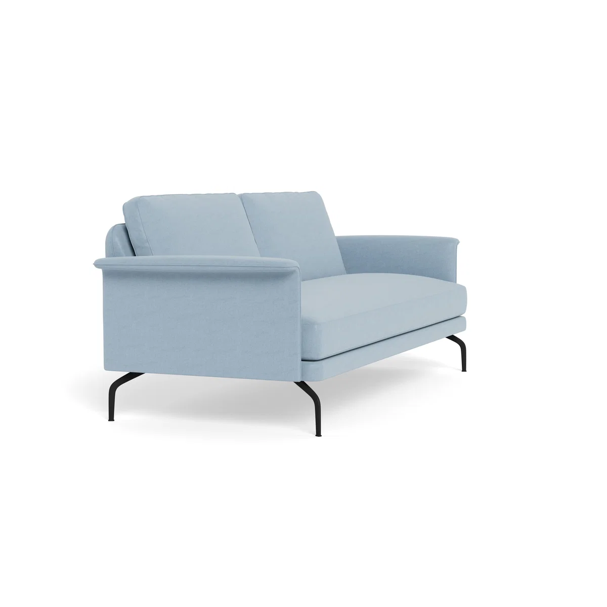 Heal's Iver 4 Seater Sofa Capelo Cotton-Linen Sea Shanty Black Feet – image 3