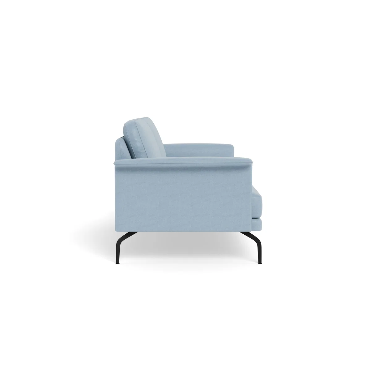 Heal's Iver 4 Seater Sofa Capelo Cotton-Linen Sea Shanty Black Feet – image 4