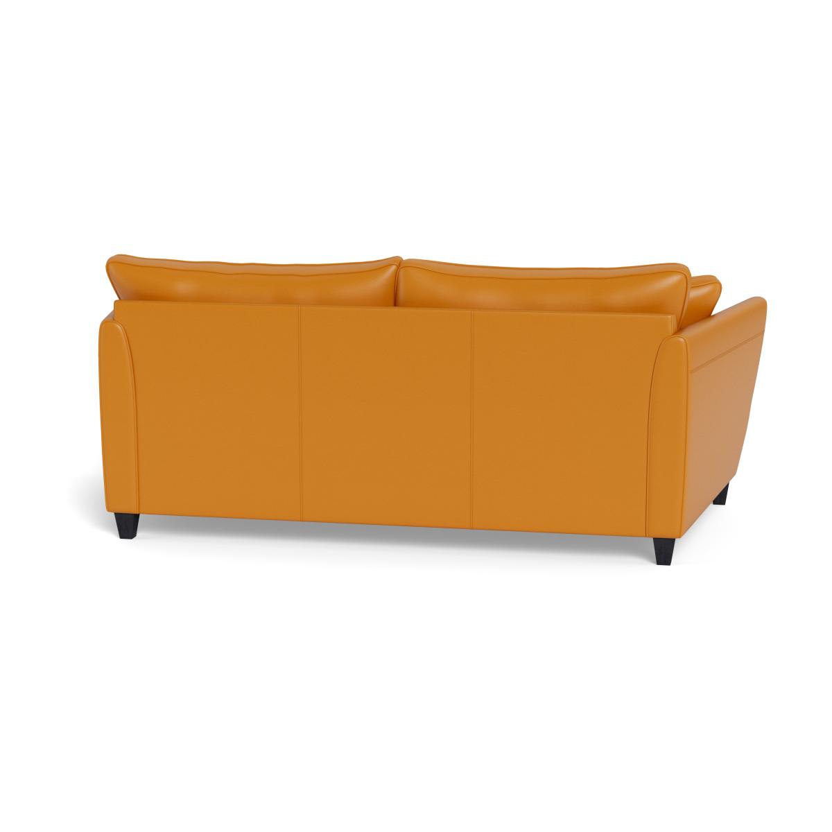 Heal's Torino 4 Seater Leather Sofa Leather Cognac Natural Feet – image 5