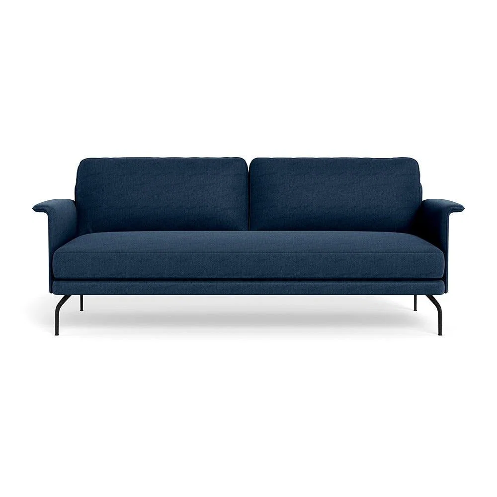 Heal's Iver 4 Seater Sofa Capelo Cotton-Linen Inkspot Black Feet – image 2