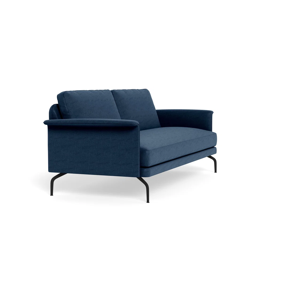 Heal's Iver 4 Seater Sofa Capelo Cotton-Linen Inkspot Black Feet – image 3