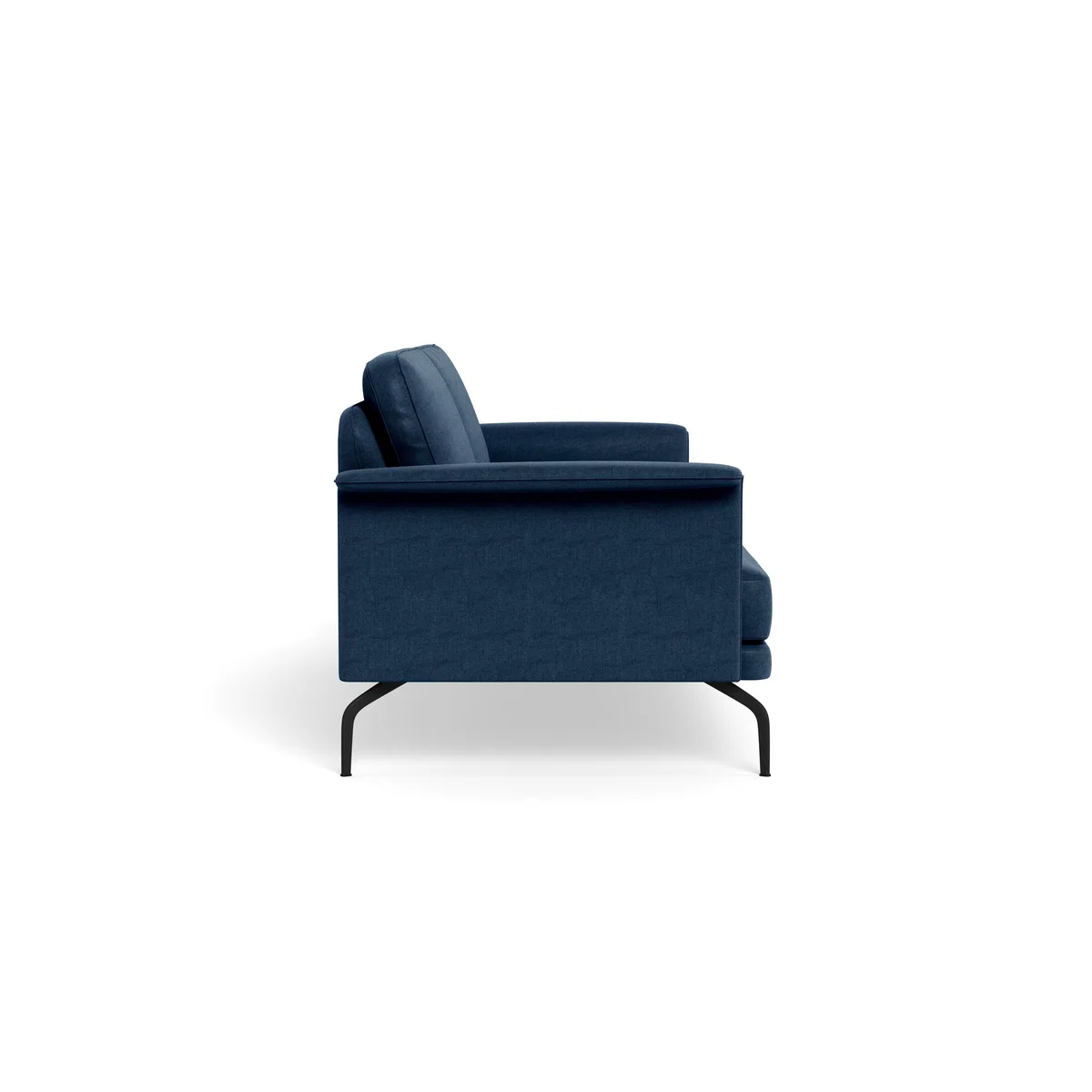 Heal's Iver 4 Seater Sofa Capelo Cotton-Linen Inkspot Black Feet – image 4