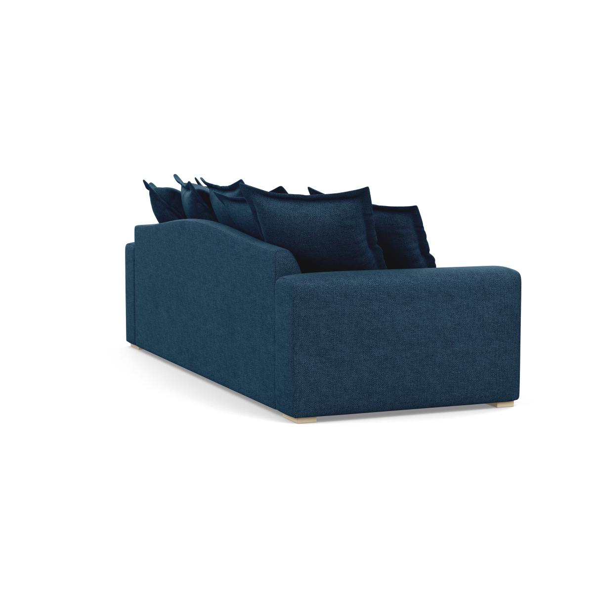 Heal's Brompton 4 Seater Sofa Velvet Charcoal Walnut Stain Feet - Heal's UK Furniture – image 4