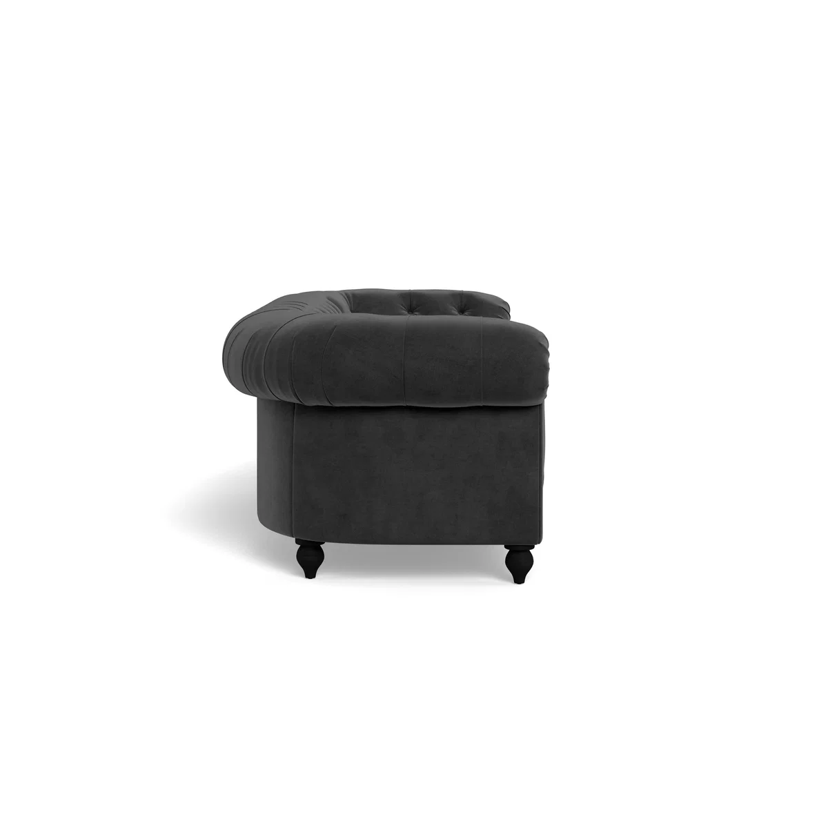 Heal's Fitzrovia 4 Seater Sofa Smart Luxe Velvet Nickel Chestnut Stain Feet - Heal's UK Furniture – image 3
