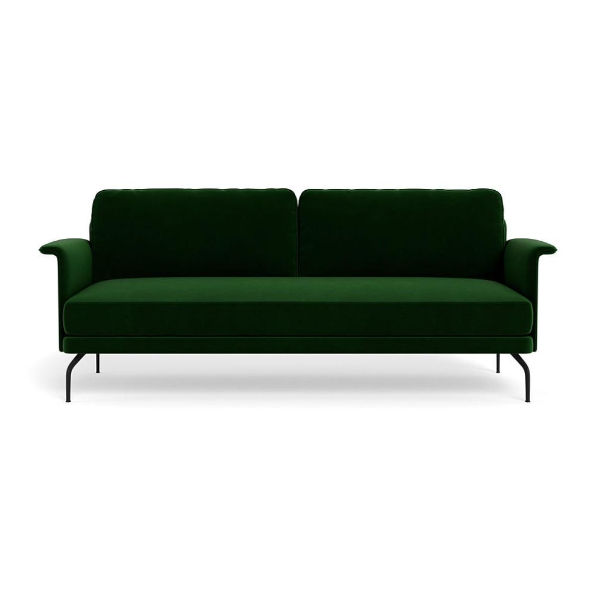 Heal's Iver 4 Seater Sofa Smart Velvet Forest Black Feet – image 2