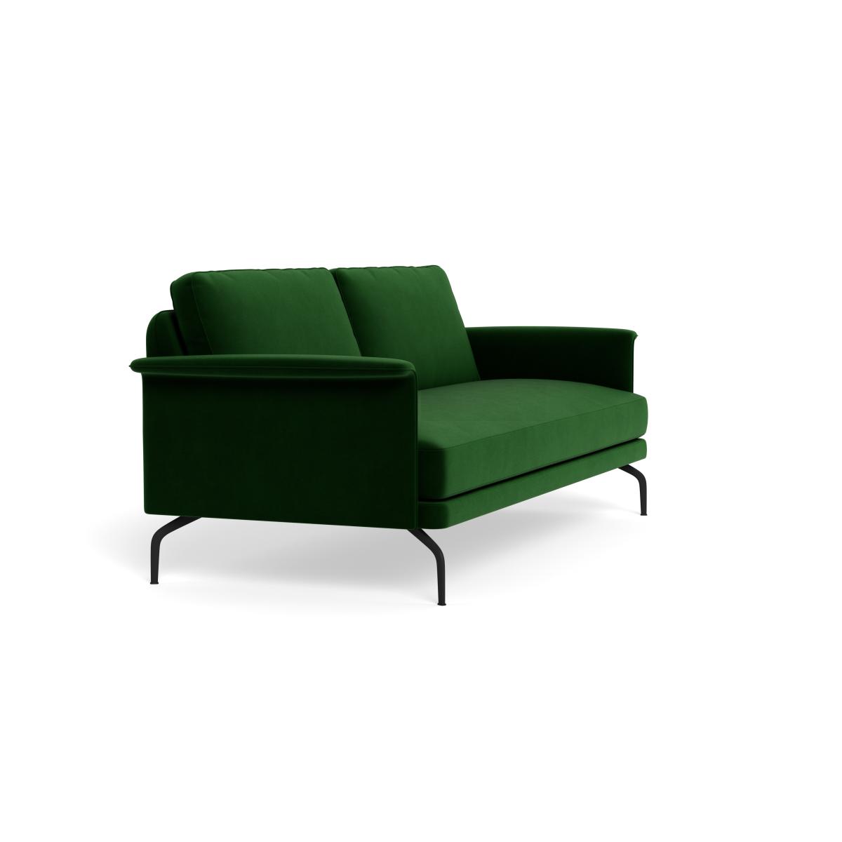 Heal's Iver 4 Seater Sofa Smart Velvet Forest Black Feet – image 3