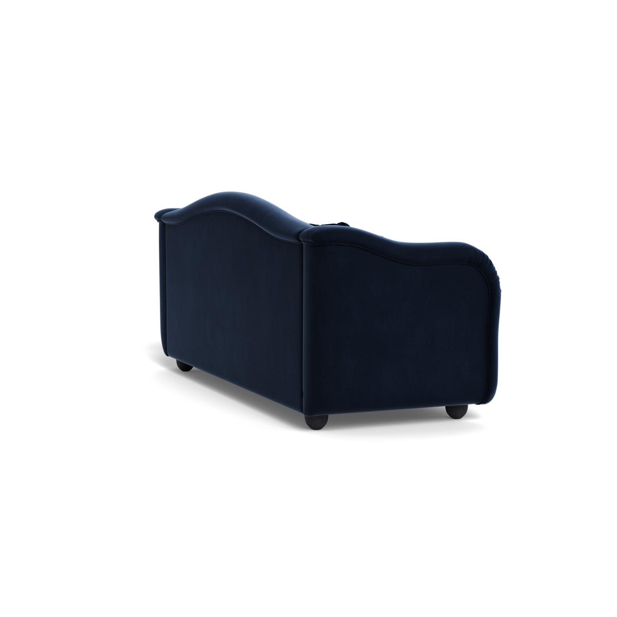 Heal's Tetbury 4 Seater Sofa Smart Velvet Dusk Natural Beech Feet – image 5
