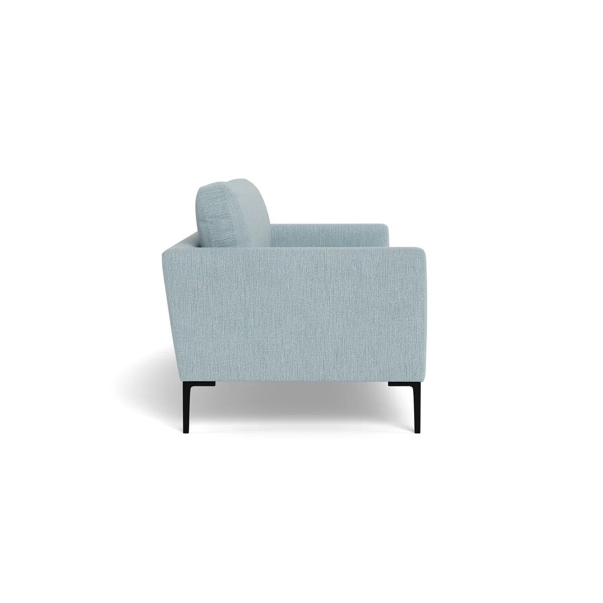 Heal's Eton 4 Seater Sofa Smart Linen Mix Duck Egg Brass Feet – image 4