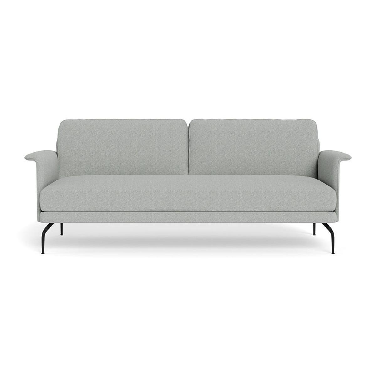 Heal's Iver 4 Seater Sofa Melton Wool Limestone Black Feet – image 2