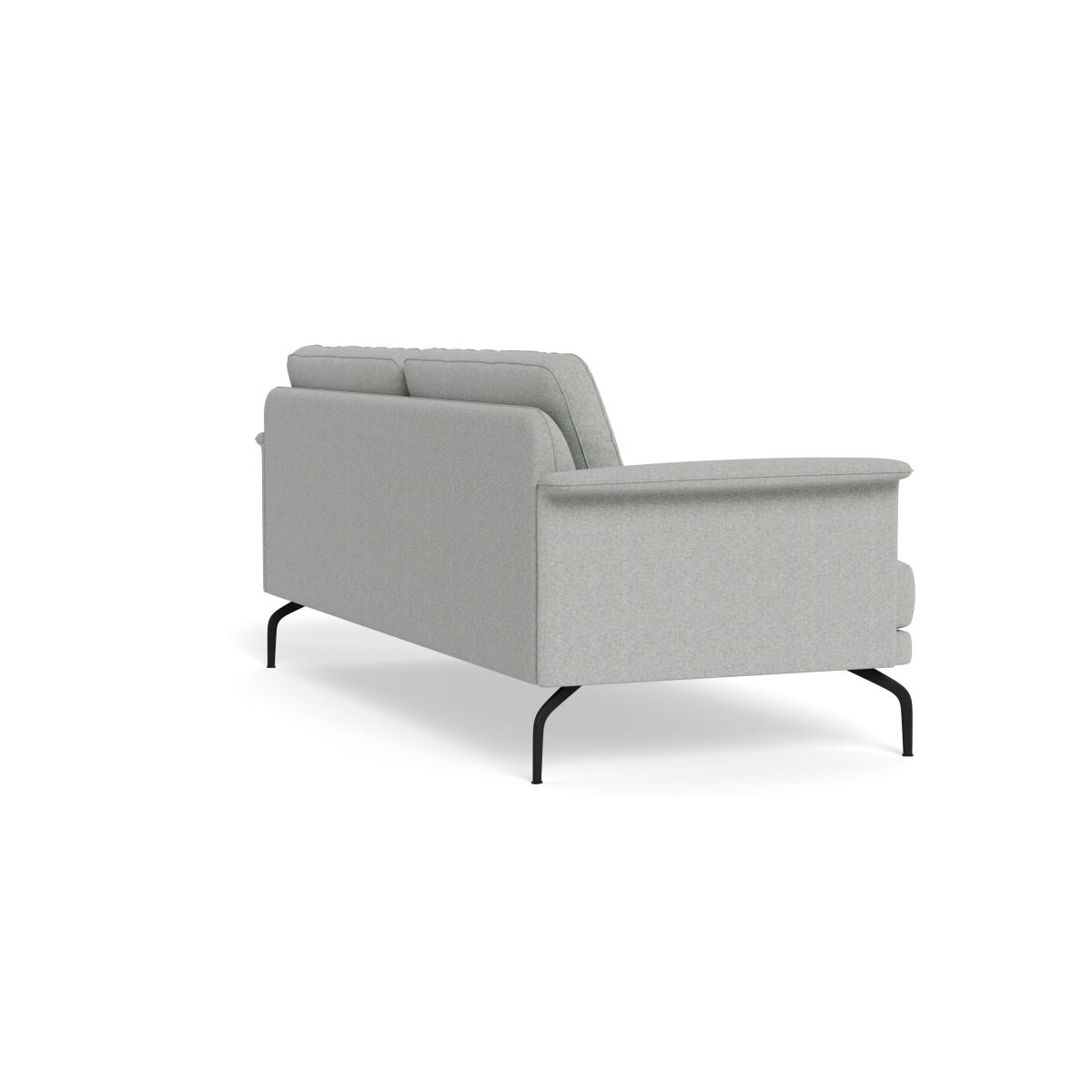 Heal's Iver 4 Seater Sofa Melton Wool Limestone Black Feet – image 5