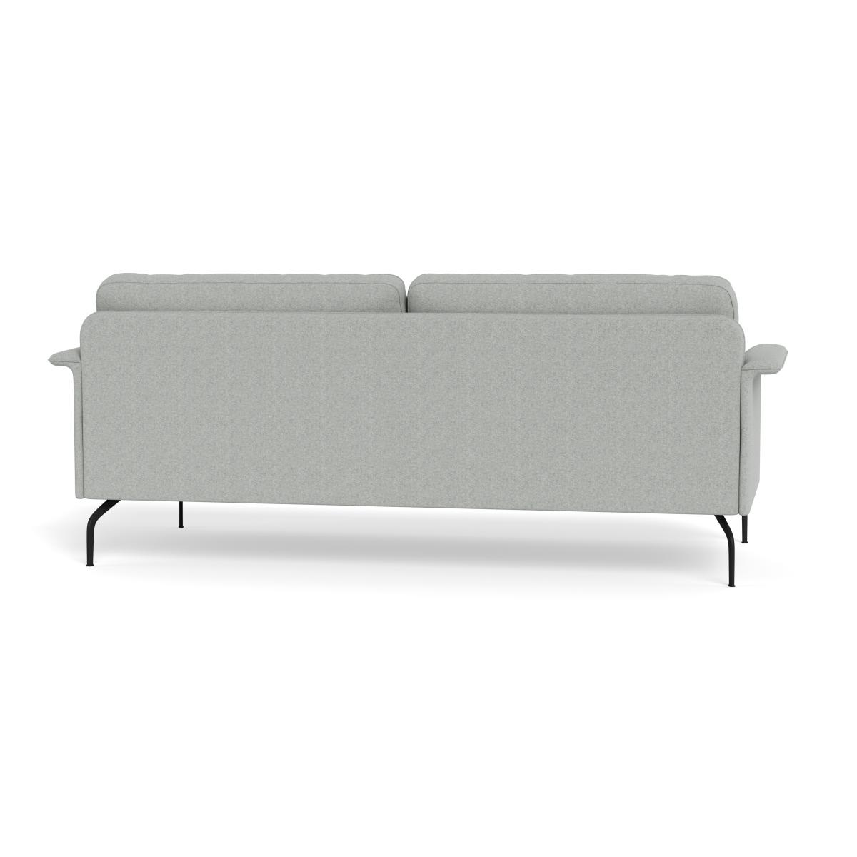 Heal's Iver 4 Seater Sofa Melton Wool Limestone Black Feet – image 6