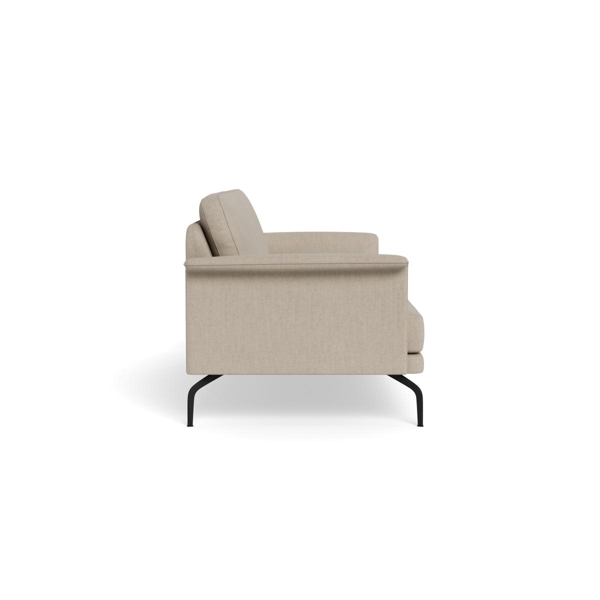 Heal's Iver 4 Seater Sofa Broad Weave Putty Black Feet – image 4