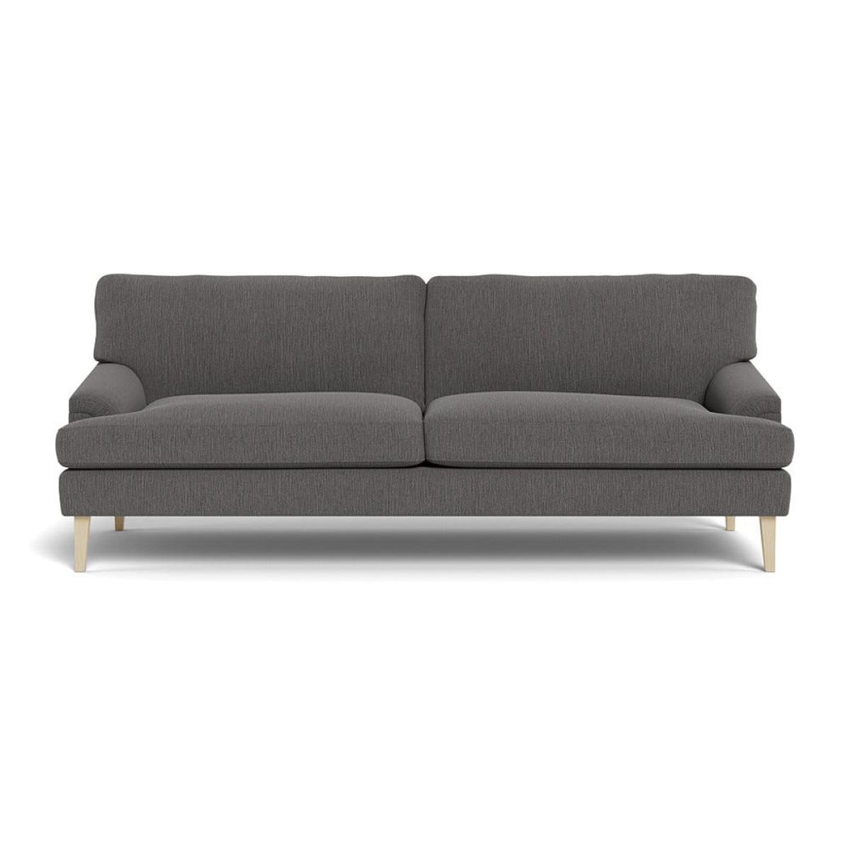 Heal's Stanton 4 Seater Sofa Smart Linen Mix Grey Natural Feet – image 2