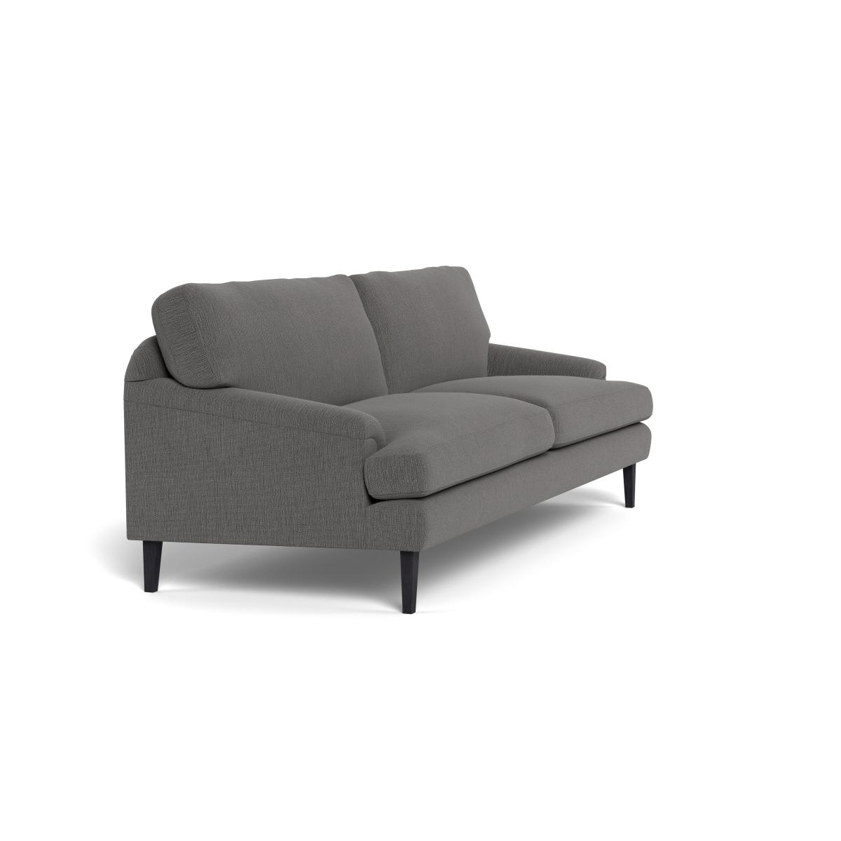 Heal's Stanton 4 Seater Sofa Smart Linen Mix Grey Natural Feet – image 3