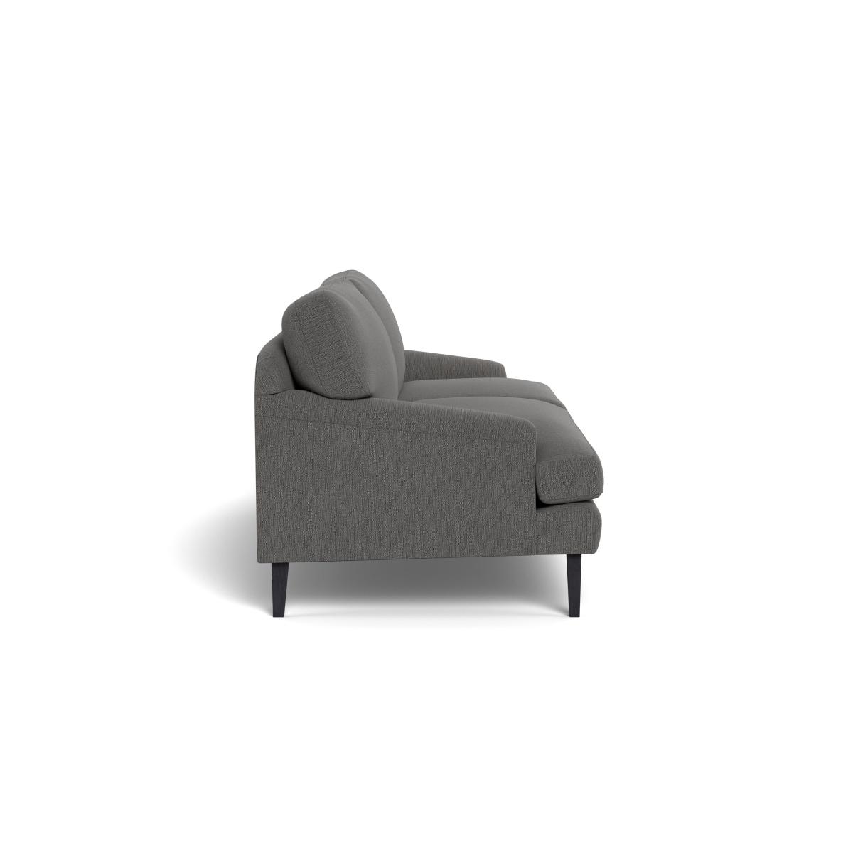 Heal's Stanton 4 Seater Sofa Smart Linen Mix Grey Natural Feet – image 4