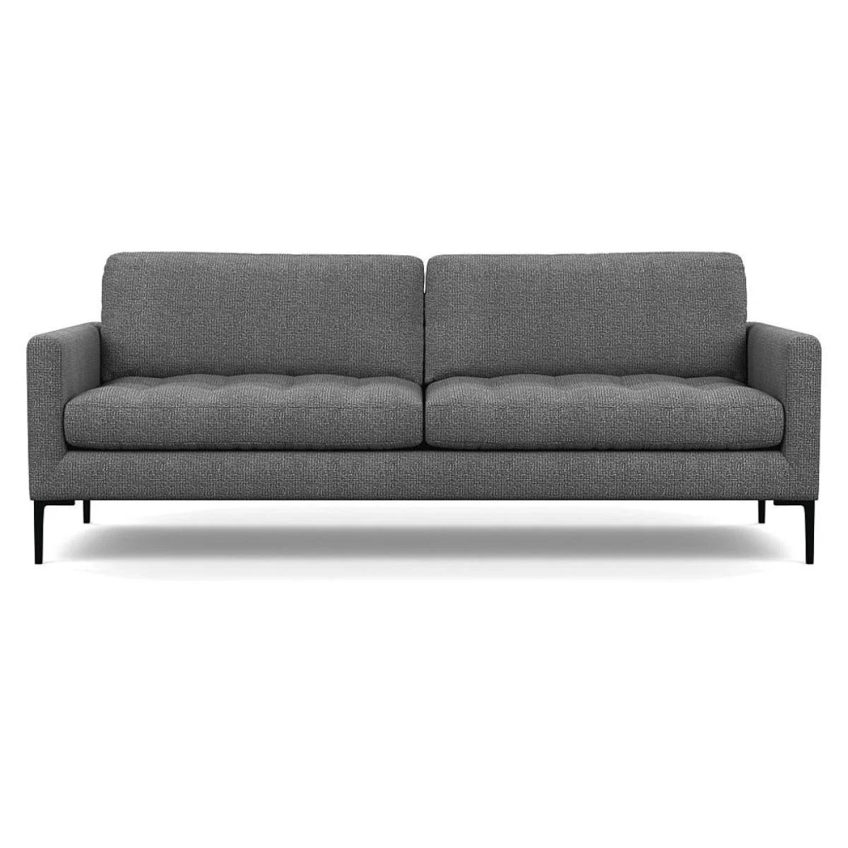 Heal's Eton 4 Seater Sofa Tejo Recycled Noir Black Feet – image 2