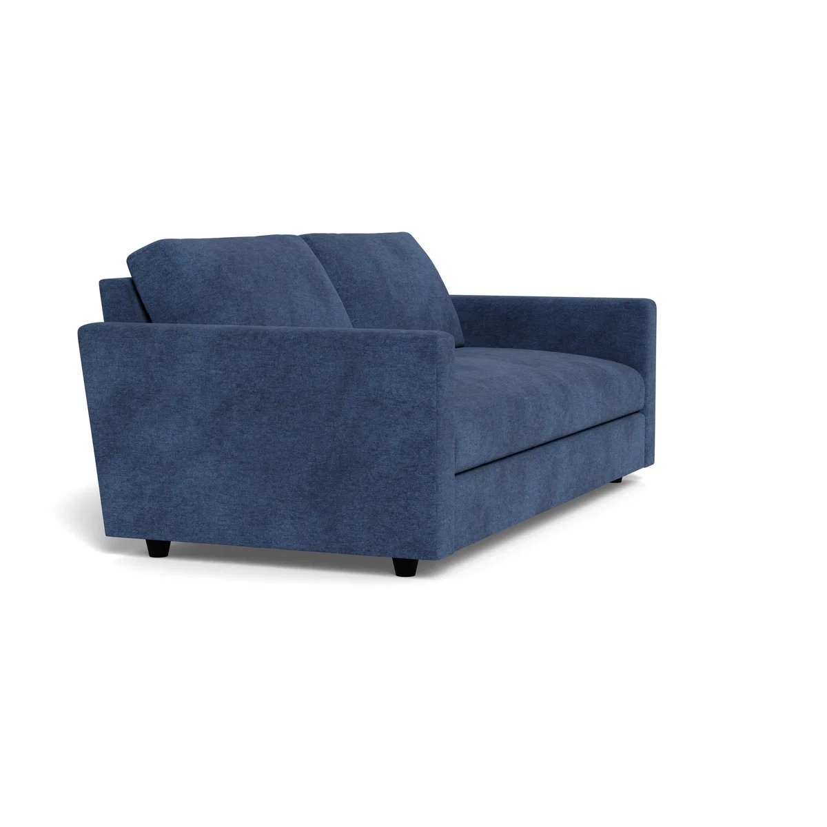 Heal's Nimbus 4 Seater Sofa Broad Weave Lagoon Black Feet – image 2