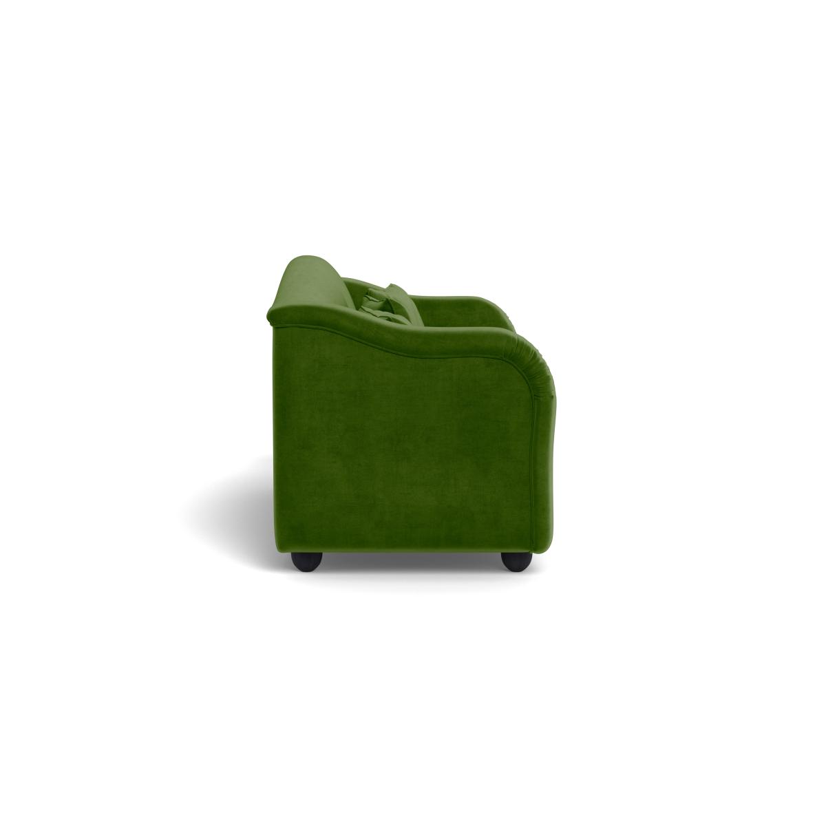 Heal's Tetbury 4 Seater Sofa Smart Luxe Velvet Grass Natural Beech Feet – image 4