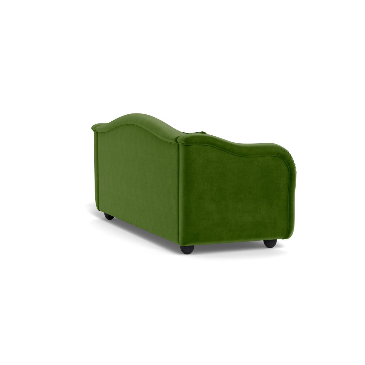 Heal's Tetbury 4 Seater Sofa Smart Luxe Velvet Grass Natural Beech Feet – image 5