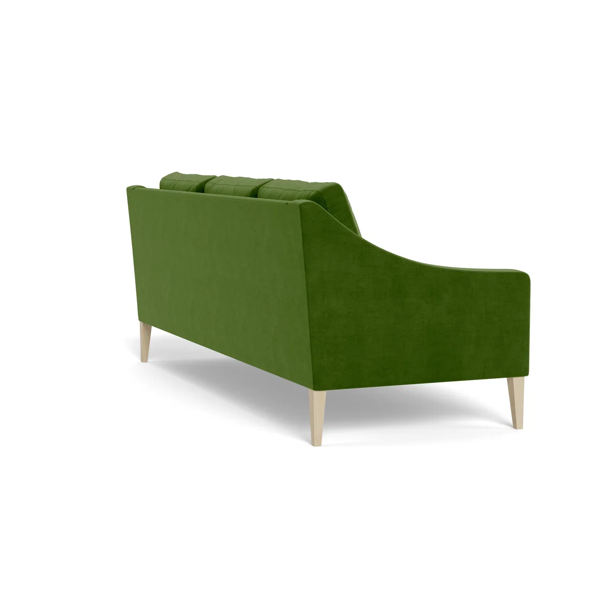 Heal's Richmond 4 Seater Sofa Smart Luxe Velvet Grass Black Feet – image 5